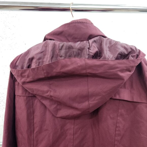 Lands’ End Women’s 3-in-1 Systems Jacket Red XXL Waterproof Hooded Parka - Picture 7 of 10